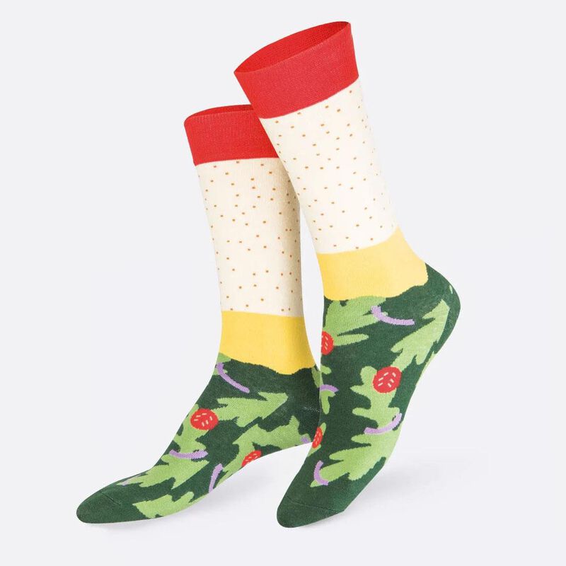 Eat My Socks Pizza Vegan Socks image number 2