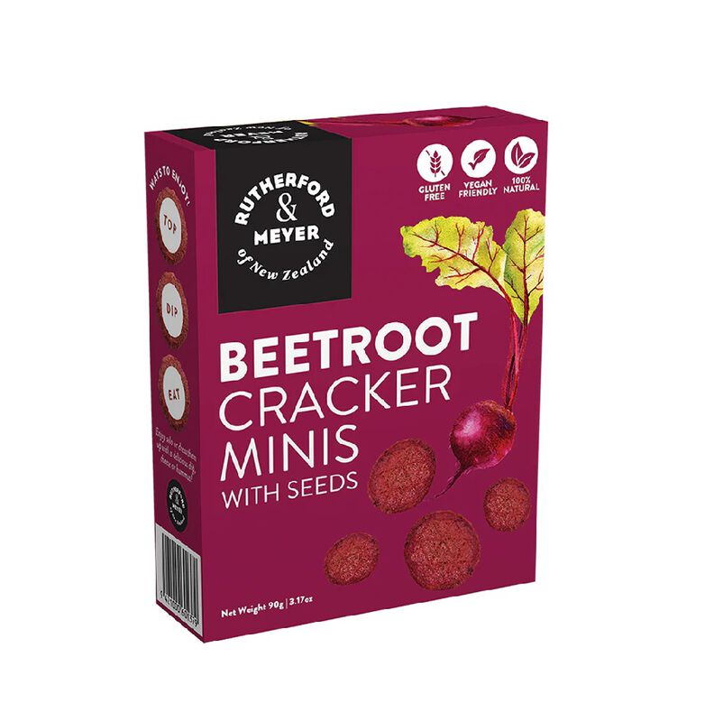 Rutherford & Meyer Cracker Minis Beetroot 90g image number 0
