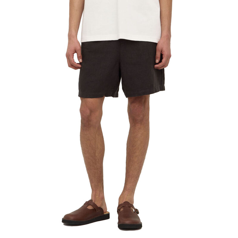 Assembly Label Swell Linen Short Black image number 0