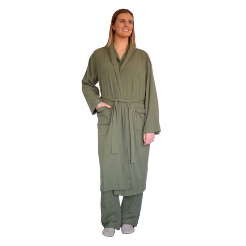 MM Linen Ivy Willow Robe