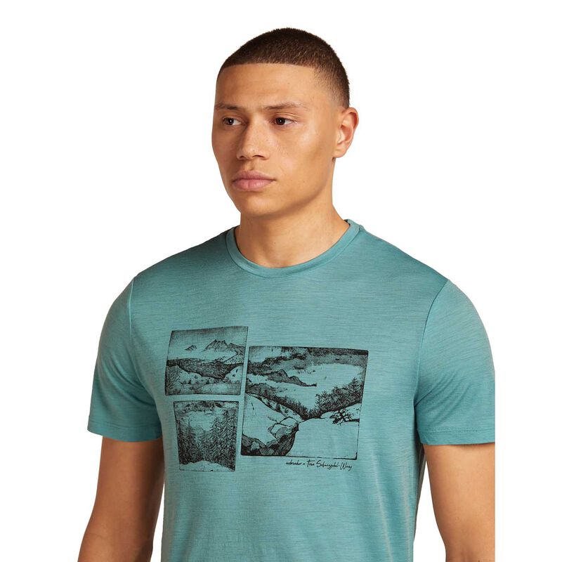 Icebreaker M Merino 150 Tech Lite SS Tee The Climb image number 2