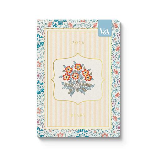 Ohh Deer V&A 2026 Cottagecore Garden Flower A5 Paperback Diary