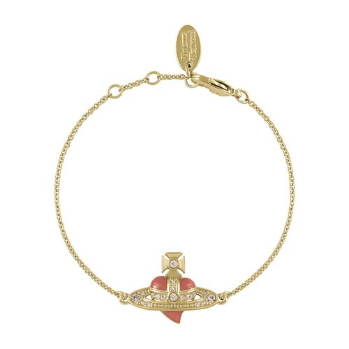 Vivienne Westwood New Diamante Heart Bracelet