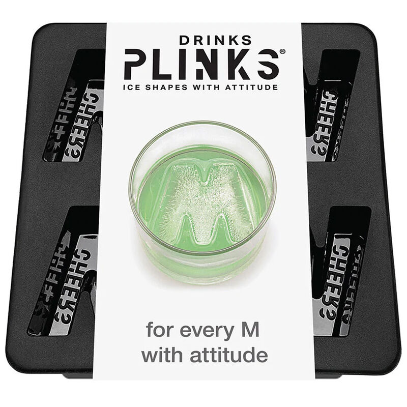 Drinks Plinks Ice Cube Tray - Letter M image number 2