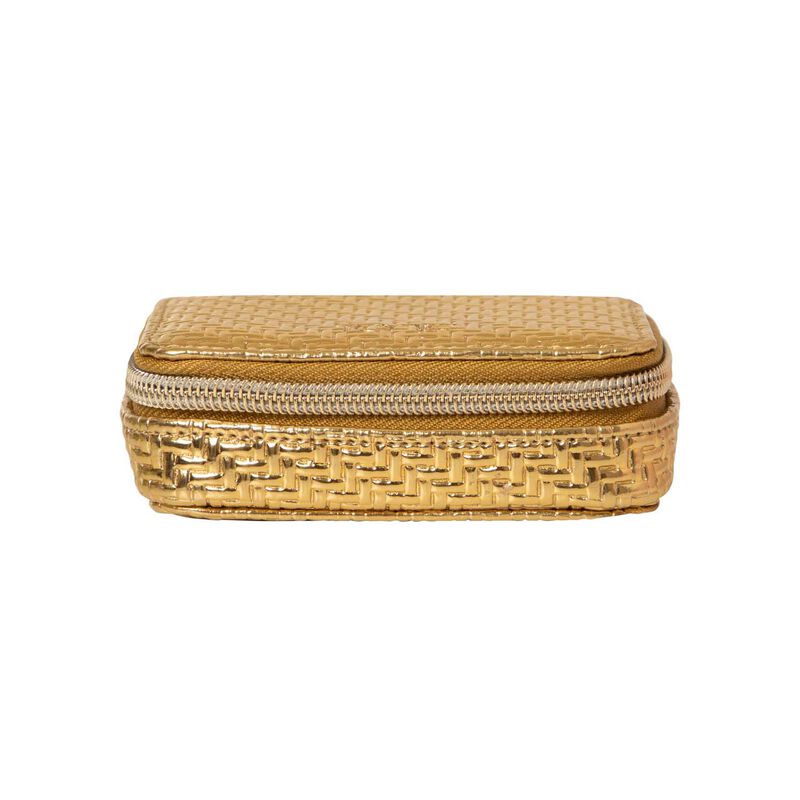 Tonic Herringbone Pill Box Gold image number 2