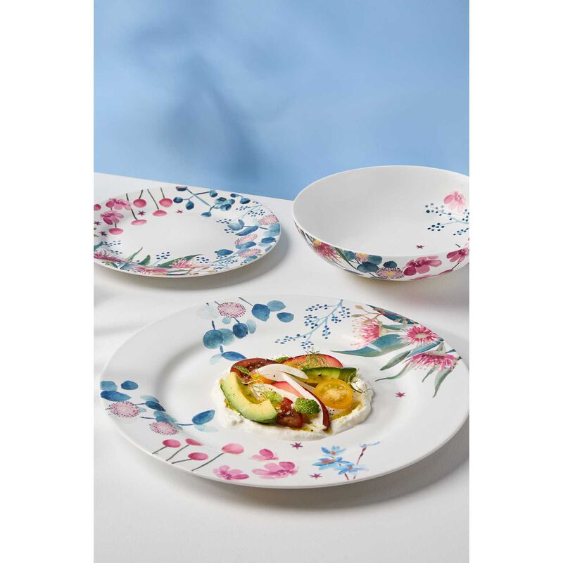 Maxwell & Williams RB Gardens Eucalyptus Bloom Rim Dinner Set 12Pc image number 1