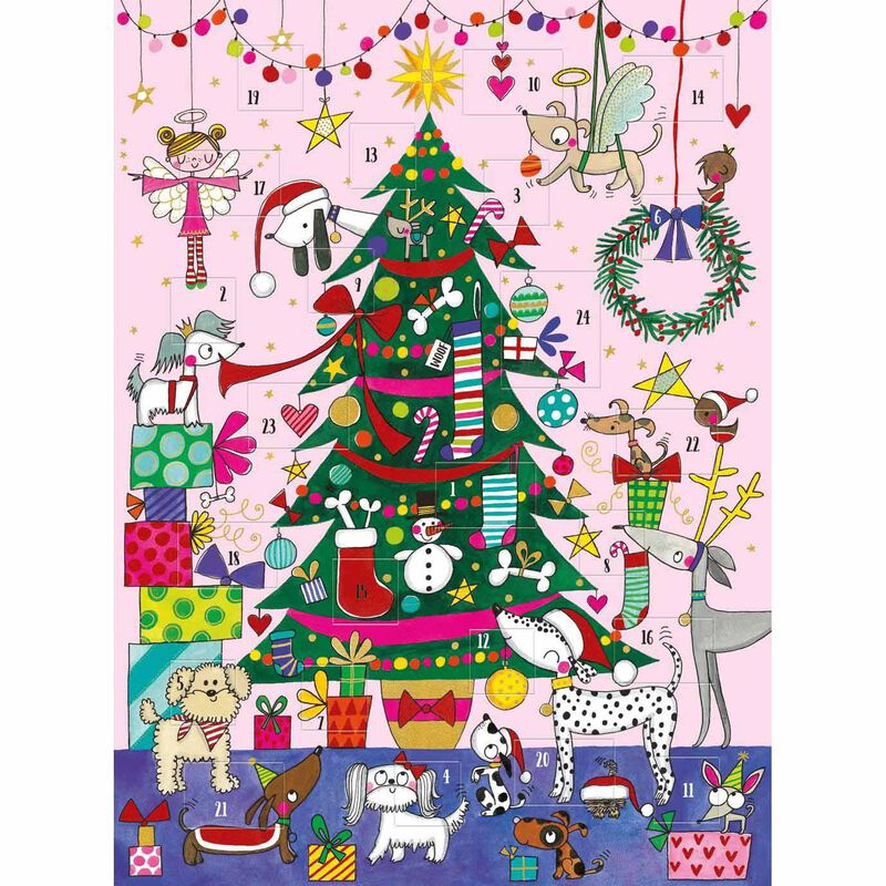 Rachel Ellen Christmas Tree & Dogs Advent Calendar image number 0