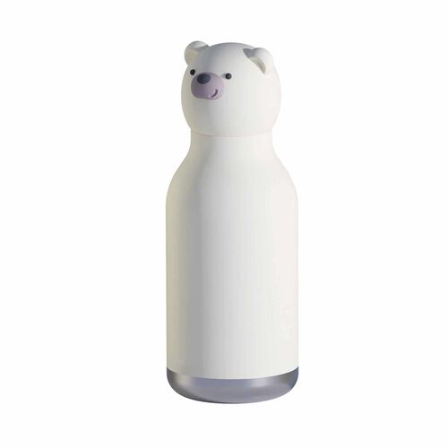 Asobu Bestie Bottle Polar Bear Double Wall Insulated Bottle 460ml White