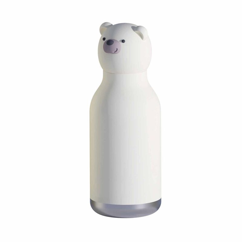 Asobu Bestie Bottle Polar Bear Double Wall Insulated Bottle 460ml White image number 0
