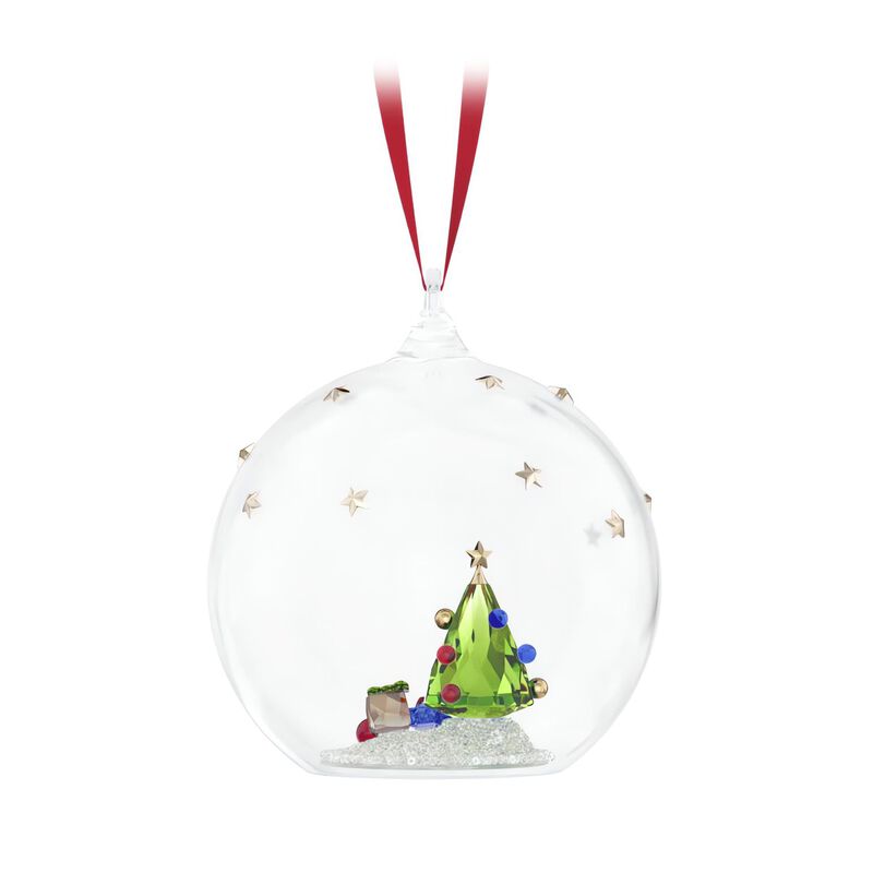 Swarovski Holiday Cheers - Tree and Gifts Ball Ornament image number 2