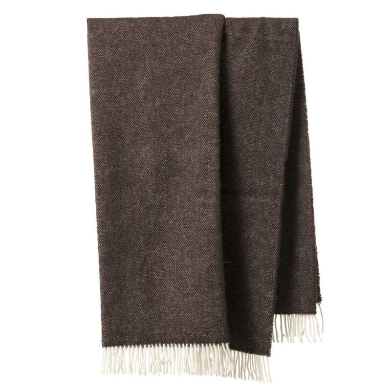 Citt&agrave; Wool Throw Cocoa 130x180cm image number 0