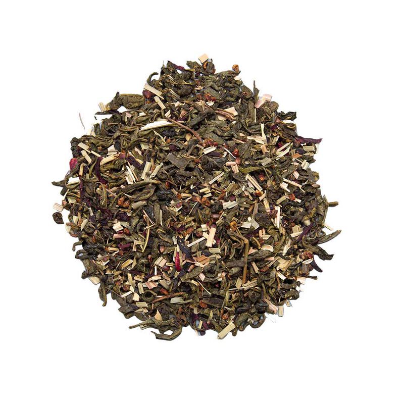 Basilur Gin & Tonic Forest Fruits Pink Tin Loose Leaf Green Tea 75g image number 1