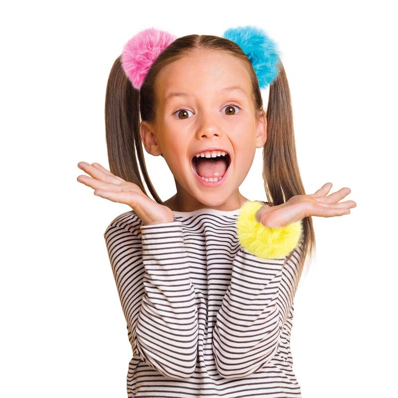 Discovery Zone Unicorn Tail Scrunchies-Set of 3 Assorted image number 1