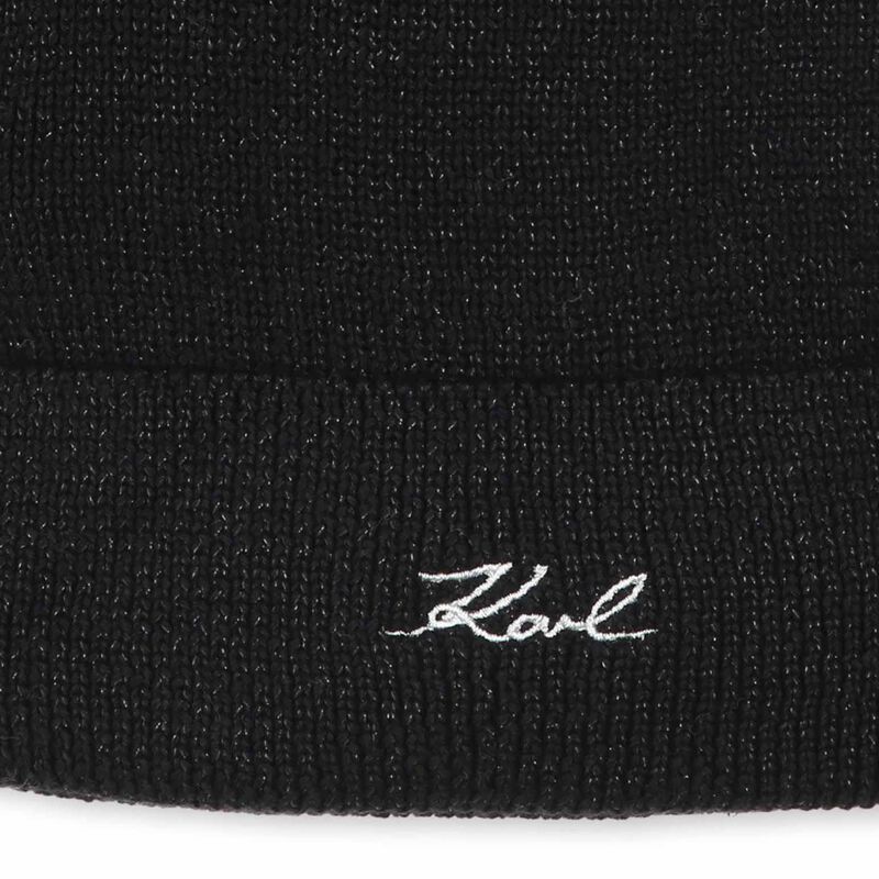 Karl Lagerfeld Cat-Ear Metallic Beanie T3 - T4 image number 3