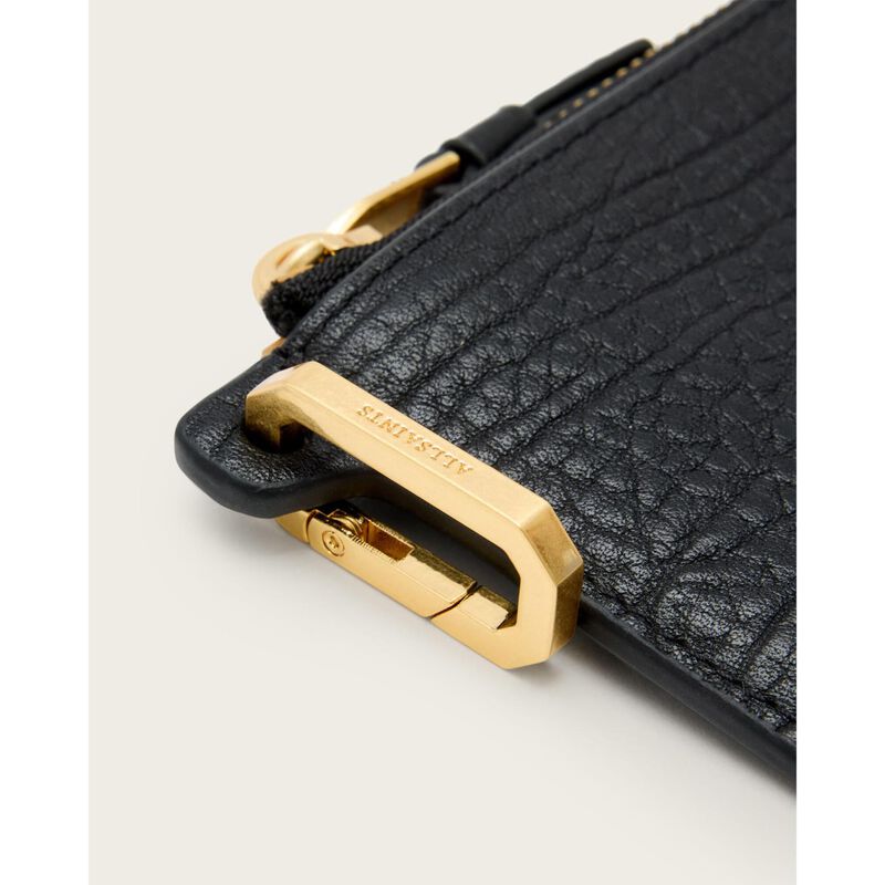 AllSaints Remy Leather Grain Wallet image number 1