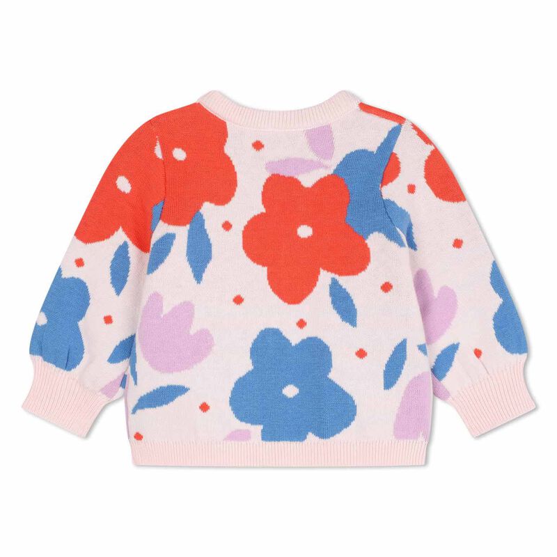 Carrement Beau Flower Pattern Sweater 6M - 18M image number 1