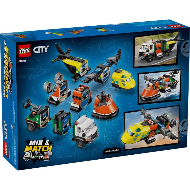 LEGO City Airplane, Service Truck & Hovercraft Remix image number 2