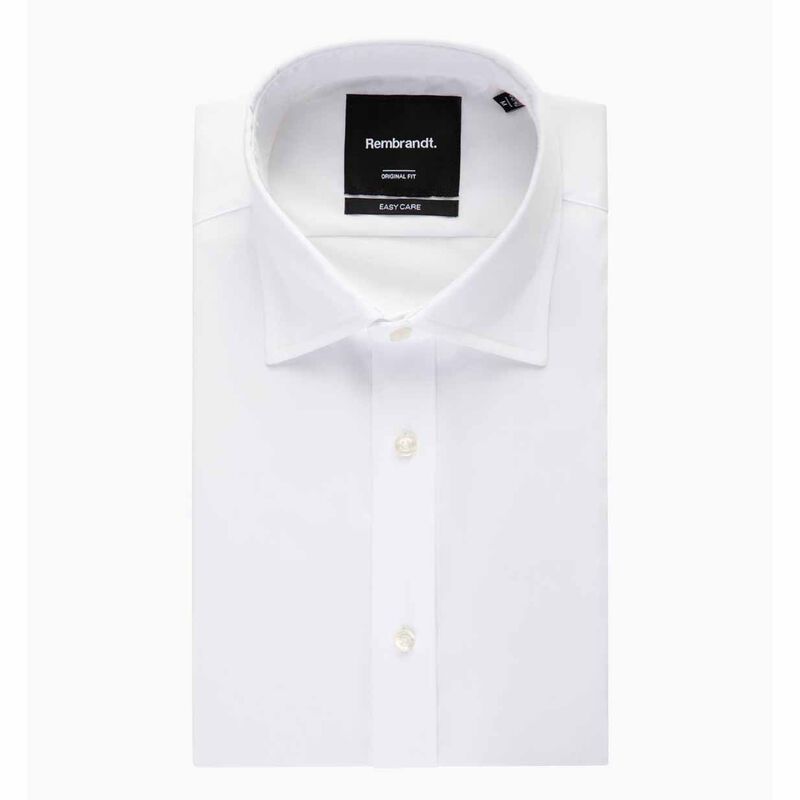 Rembrandt London White Fine Twill Shirt image number 2