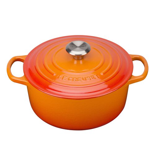 Le Creuset Cast Iron Round Casserole 24cm - Volcanic