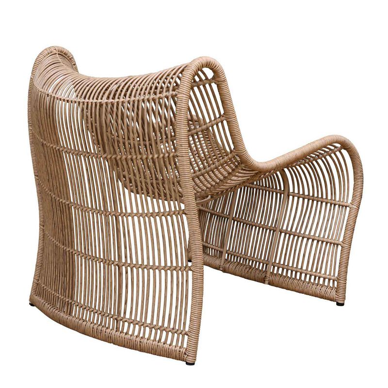 Wave Outdoor Weave Chair - Natural image number 1
