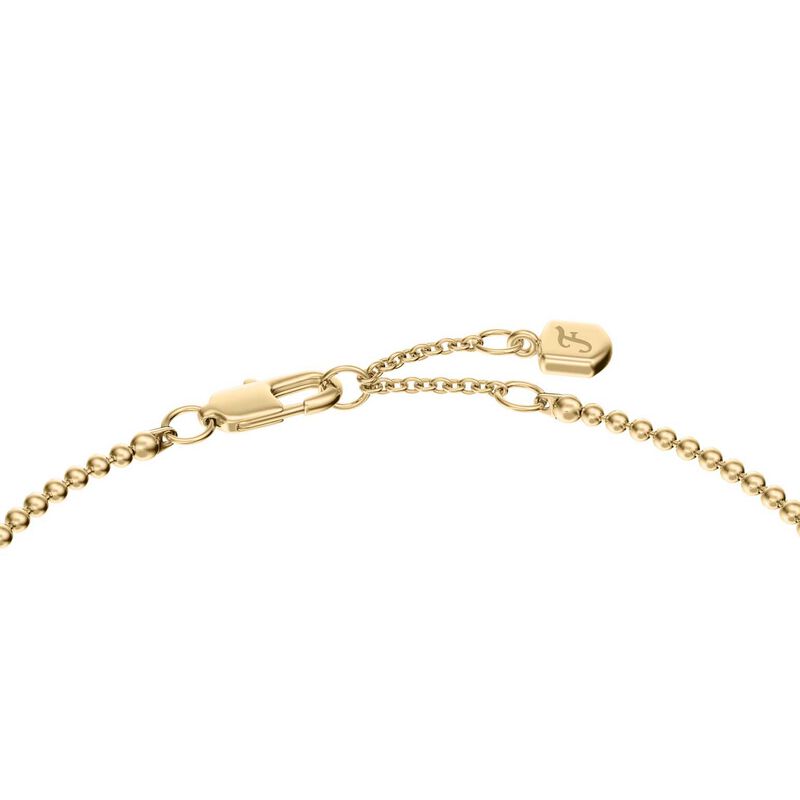 Fossil Harlow Rondelles Two-Tone Stainless Steel Station Bracelet image number 2