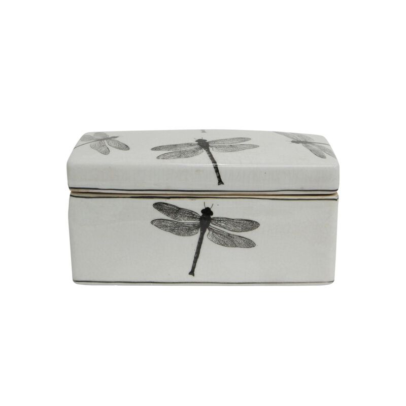 French Country Dragonfly Storage Box image number 0