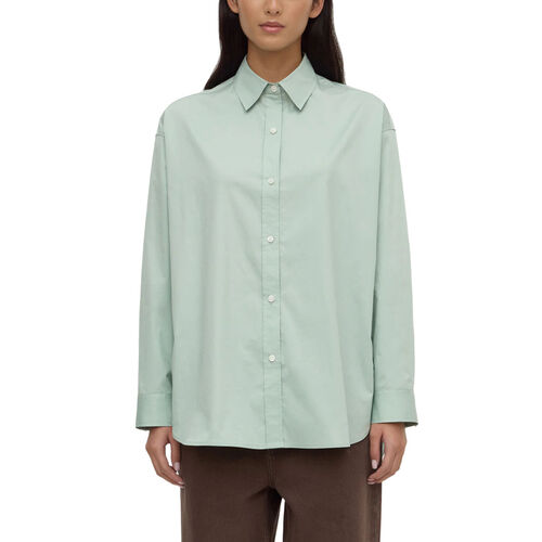 Assembly Label Marigold Poplin Long Sleeve Shirt Mint