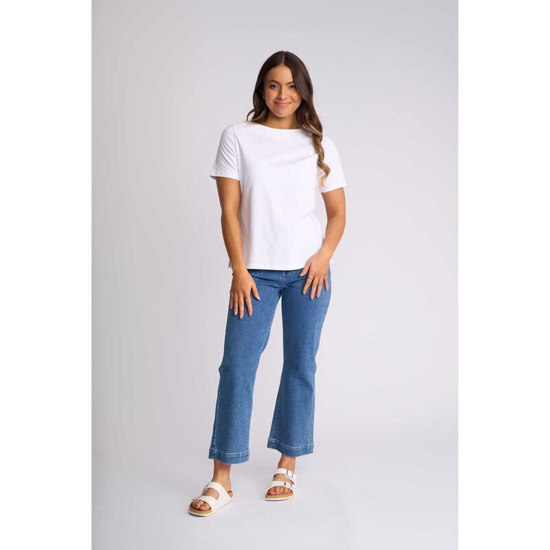 Vassalli Boat Neck Top image number 8