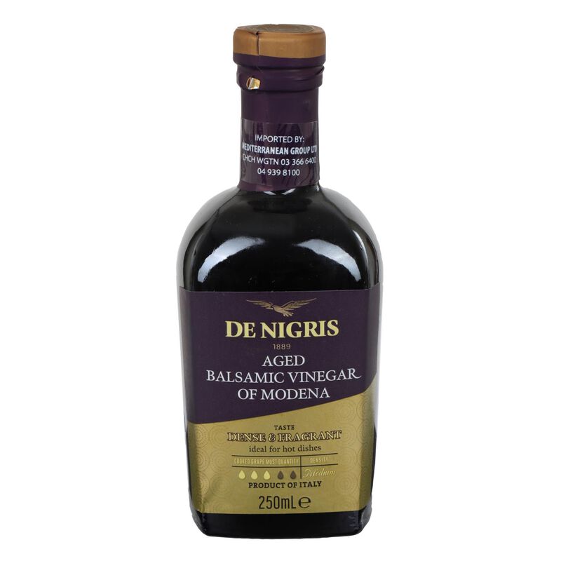 De Nigris Vinegar Balsamic Gold 55% Grape Must 250ml image number 0