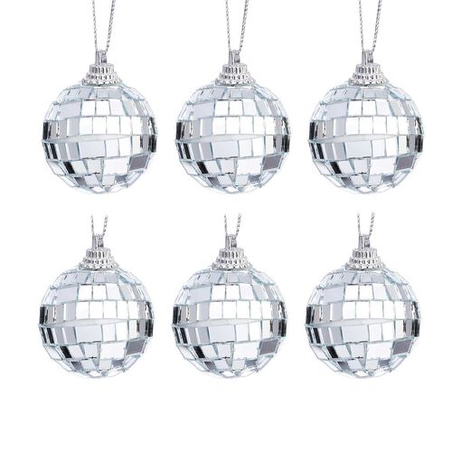 Sass & Belle Mini Mirror Ball Shaped Set Of 6
