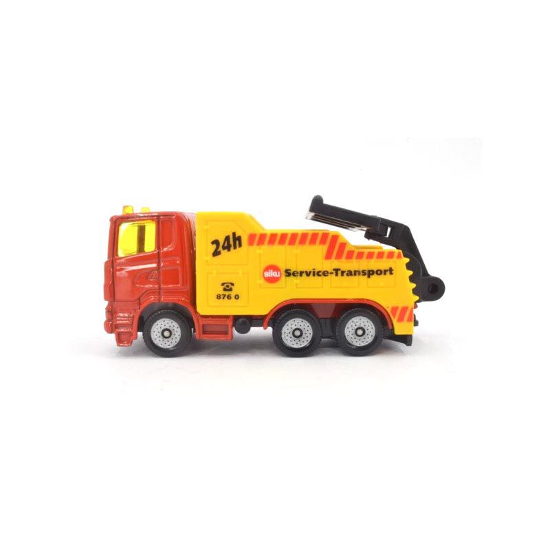 Siku Scania Heavy Tow Truck with Mercedes Van image number 1