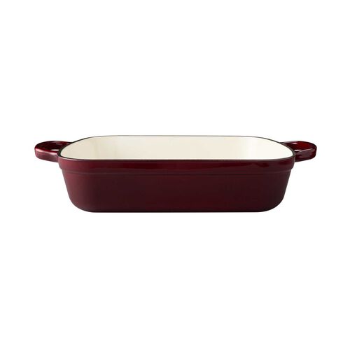 Maxwell & Williams Cast Iron Roaster Merlot 34x26cm/5L Gift Boxed