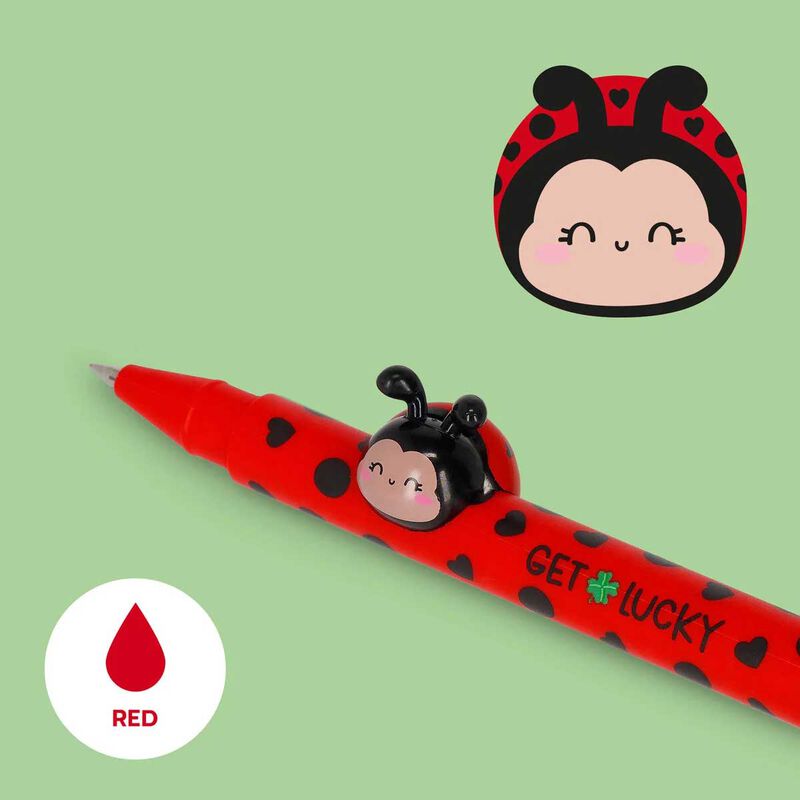 Legami Lovely Friends Gel Pen - Ladybug image number 1