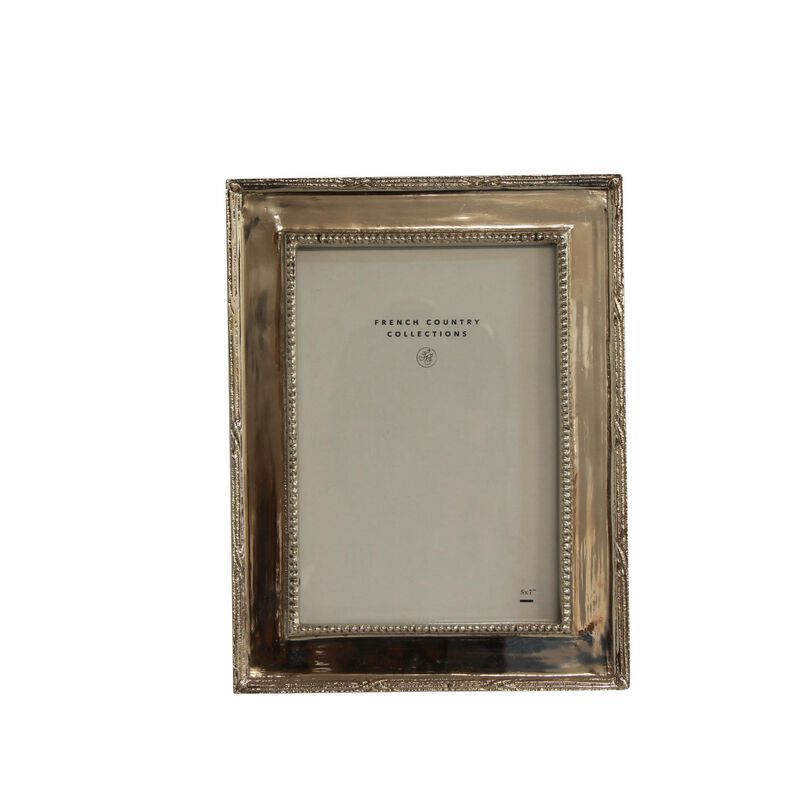 French Country Beaded Nickel Frame 4x6 image number 0