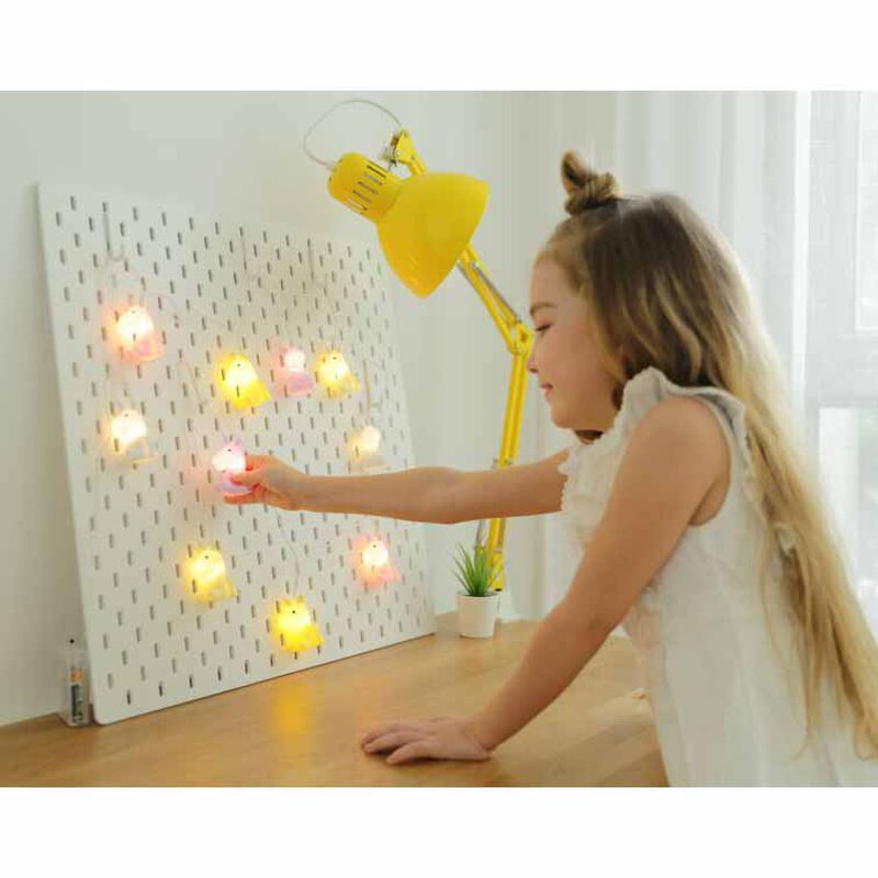 Stellar Haus Pastel Unicorns Fairy Lights String image number 3