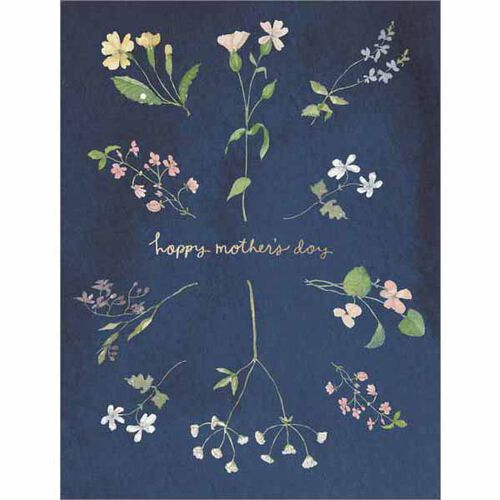 Mother's Day Wildflowers Foil Card