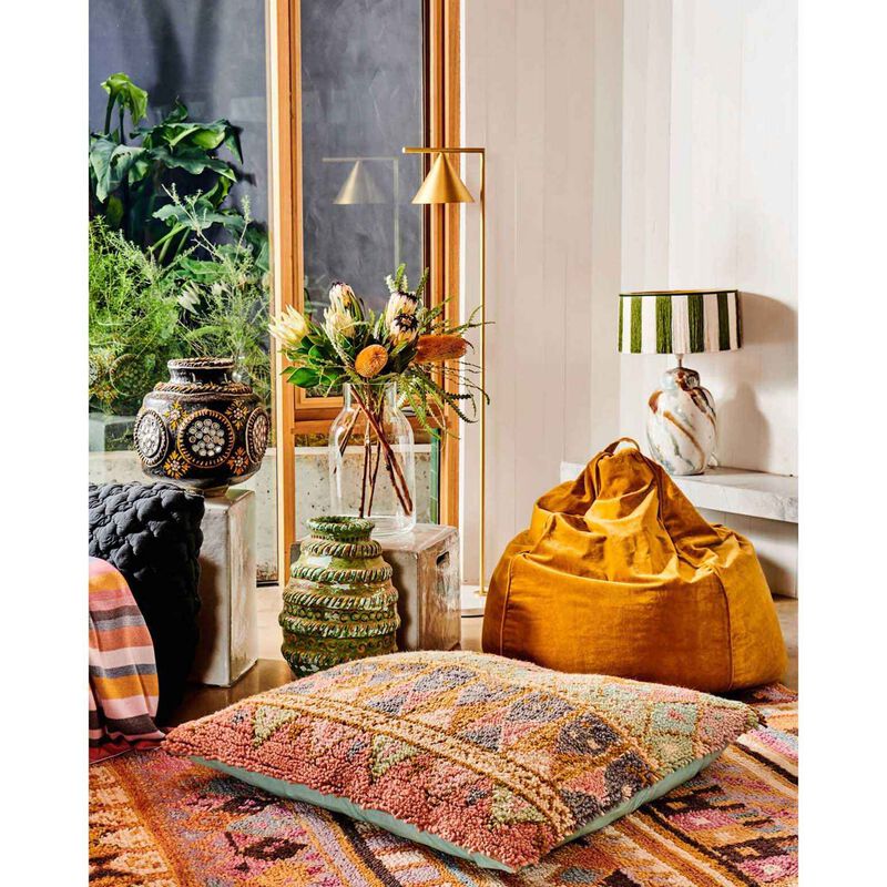 Kip&Co Pecan Velvet Beanbag image number 1