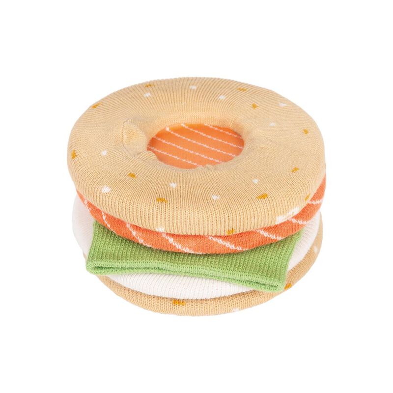 Eat My Socks Salmon Bagel Socks image number 1