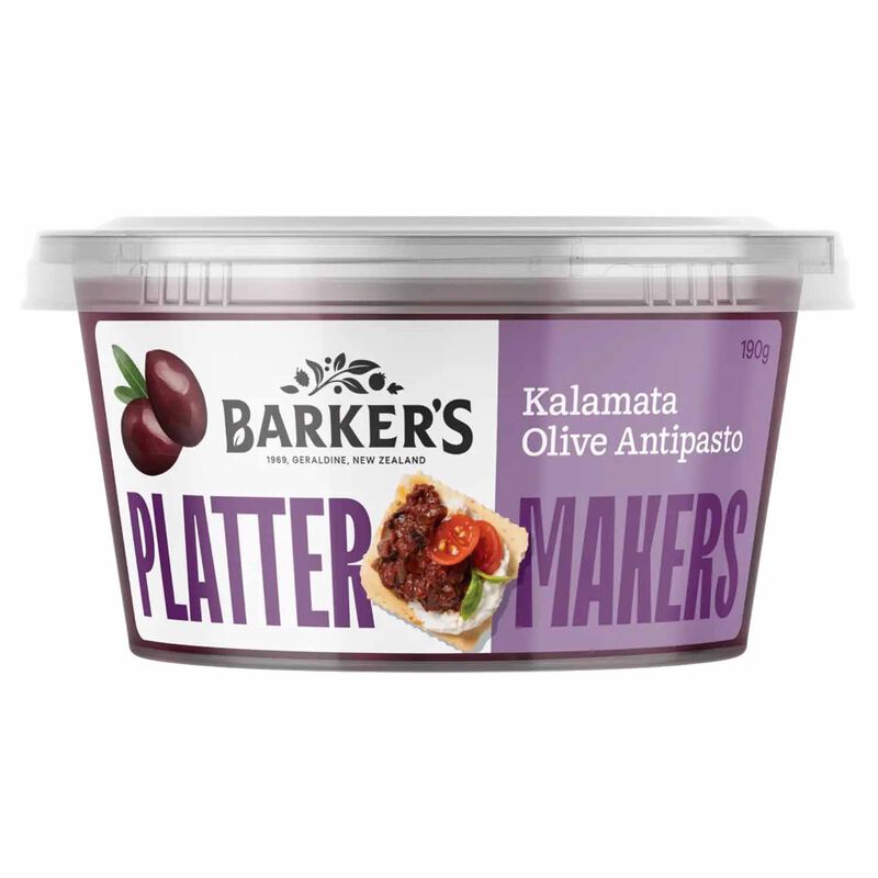 Barker's Platter Makers Kalamata Olive Antipasto 190g image number 0