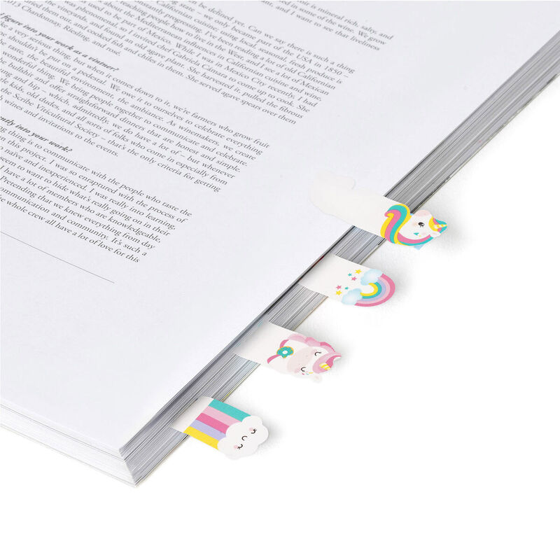 Legami Unicorn Keep In Mind Adhesive Page Markers image number 2