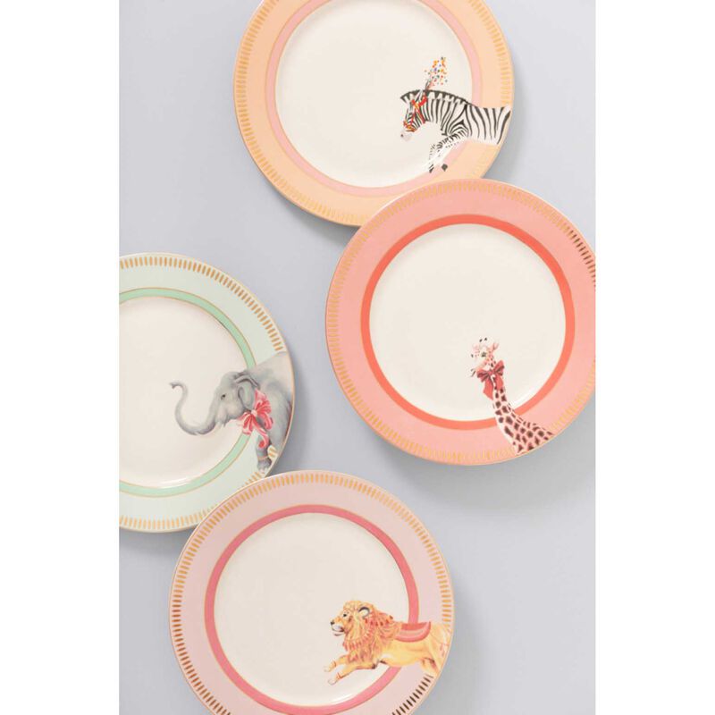 Yvonne Ellen Animal Side Plates 20cm (Set of 4) image number 1