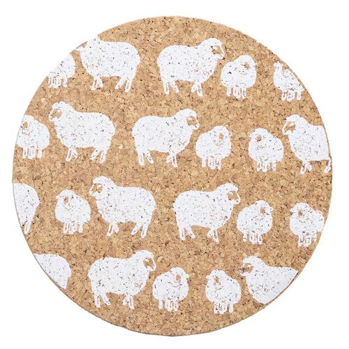 Selbrae House Cork Pot Stand - Sheep