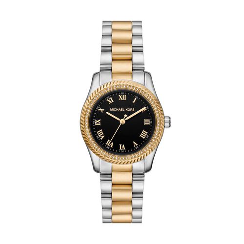 Michael Kors Lexington Three-Hand Two-Tone Stainless Steel Watch