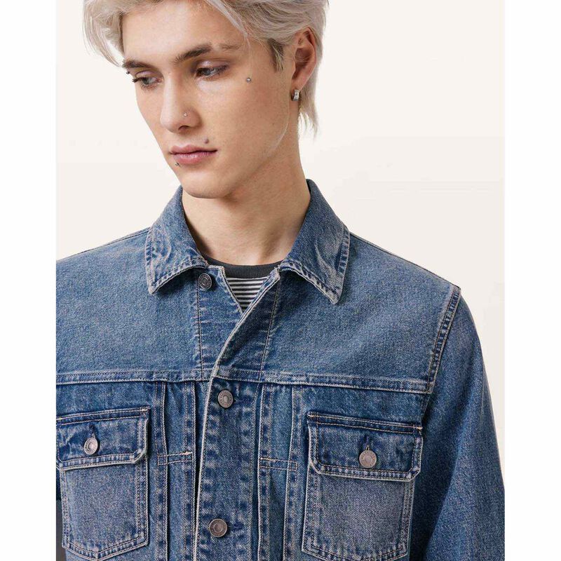 AllSaints Exile Denim Jacket image number 2