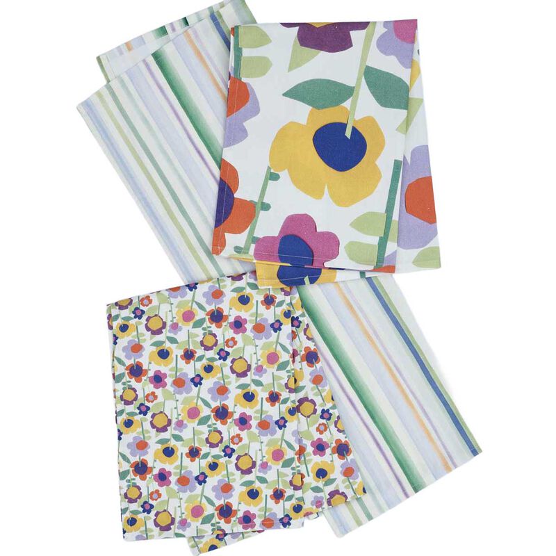 MM Linen Tea Towel Set Of 3 50x70 - Sunshine image number 0