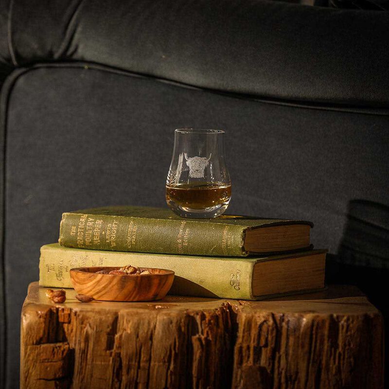 Selbrae House Perfect Measure Tasting Glass Highland Cow image number 1