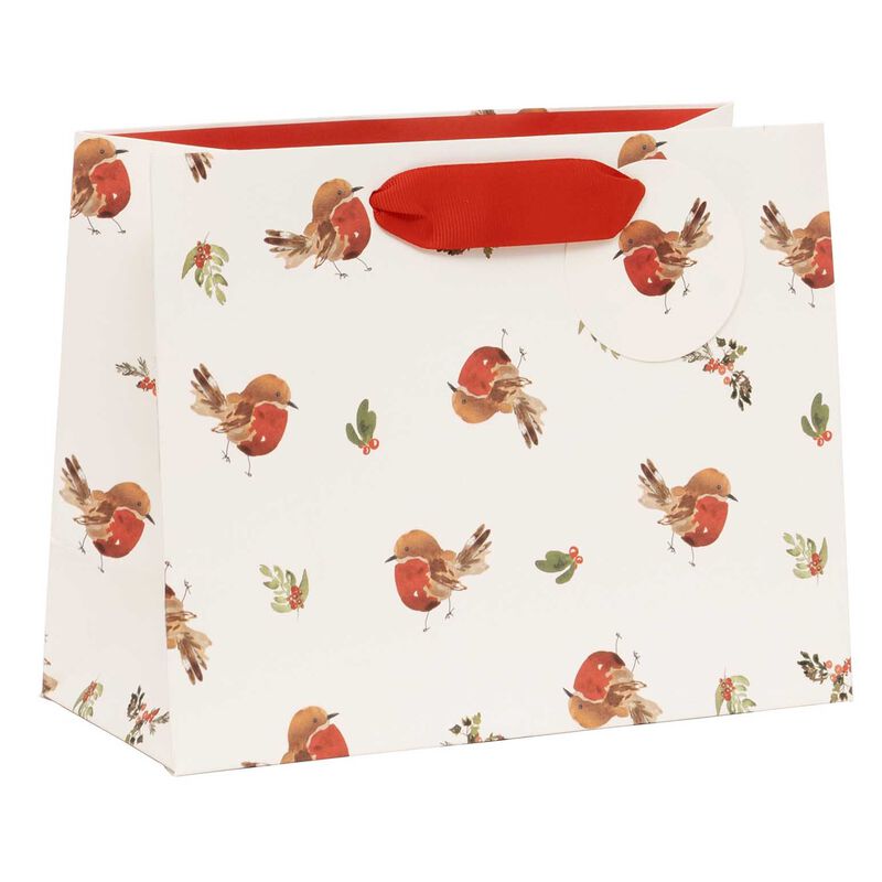 Image Gallery Luxury Robins Medium Christmas Bag image number 0