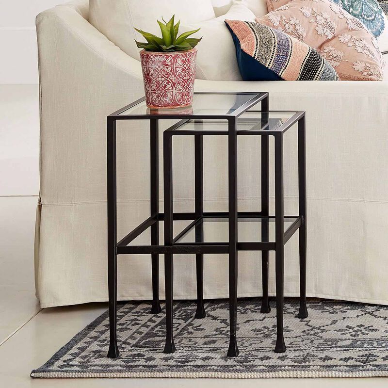 Pottery Barn Tanner Occasional Nesting Table Metal image number 3