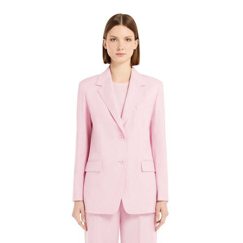 Weekend Max Mara Materia Single-Breasted Wool-Blend Canvas Blazer