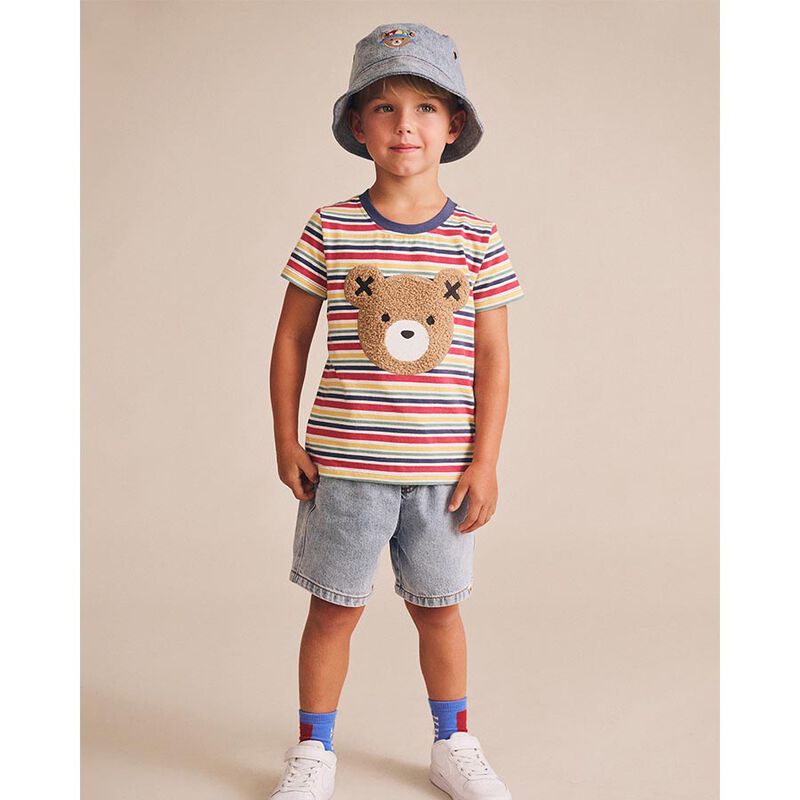 Huxbaby Furry Huxbear Vintage Stripe image number 3